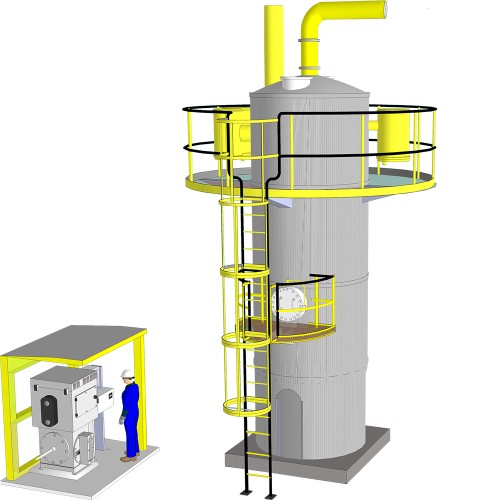 industrial ESP for cleaning exhaust acid mist